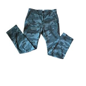 Gap Camo Pants Girlfriend Khaki Size 2 Straight Leg Minimalist